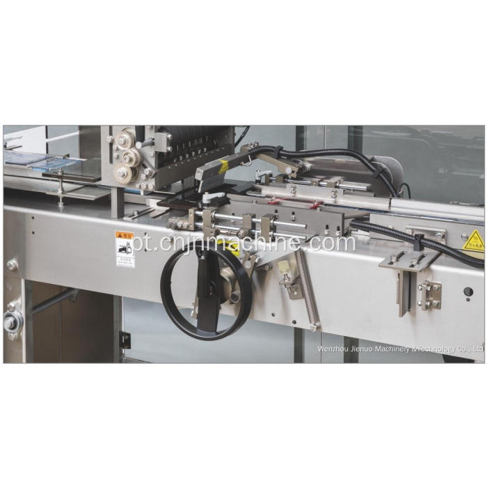 Máquina de embrulho de celofane JN-290 com máquina de embalagem de prensagem quente com seis sedes